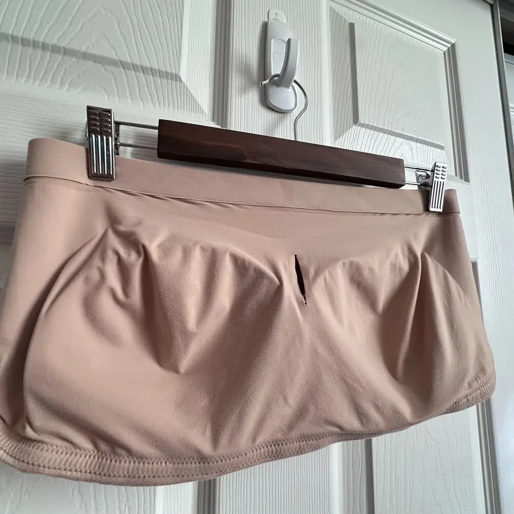 SOMA Enbliss XXL Bandeau Wireless Bra Nude Removable Cups Strapless Soft Comfort